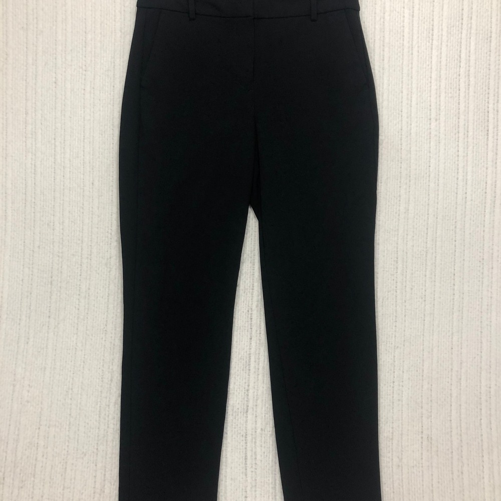 J.Crew Ruby Crop Pant Black Tailored Trousers Size 4 Workwear‎ Professional